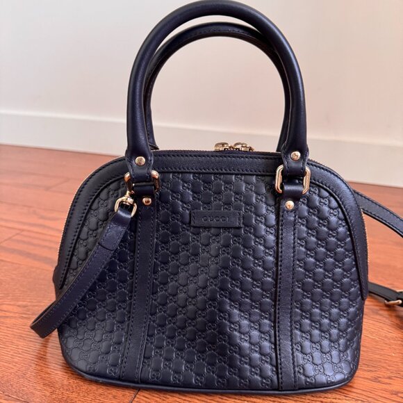 Authentic Gucci Dome microGuccissima (midnight blue) - Picture 2 of 3